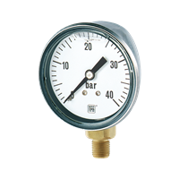 MGS10 DN50 Bourdon Tube Pressure Gauge